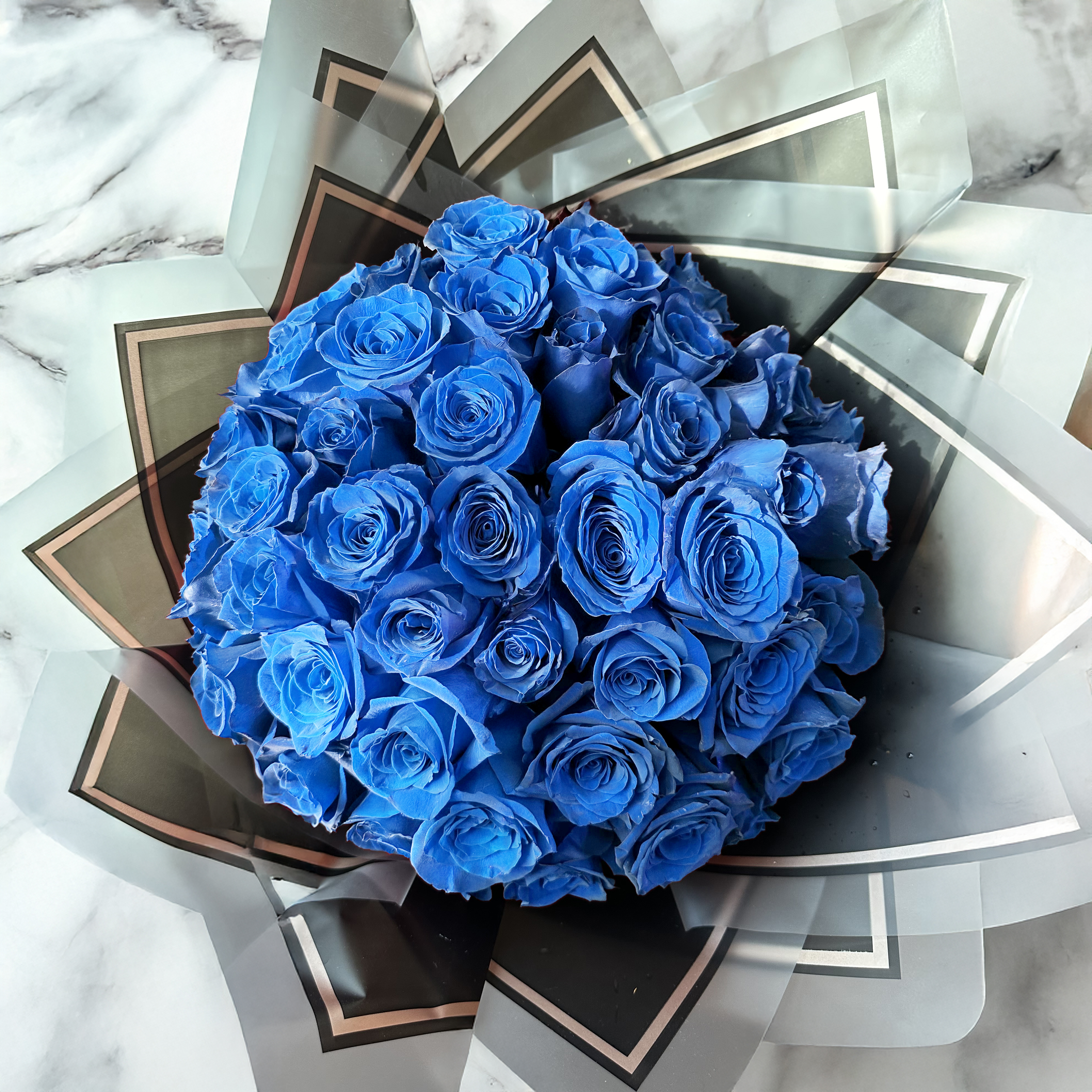 Blue Rose Bouquet - Just Gorgeous Floral Design