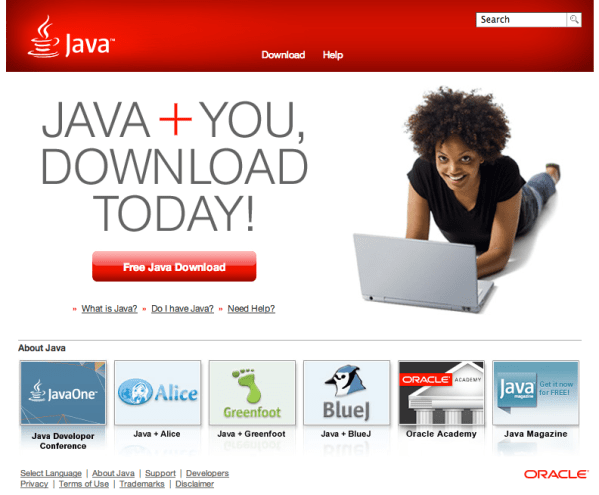 Java.com who is this site for?