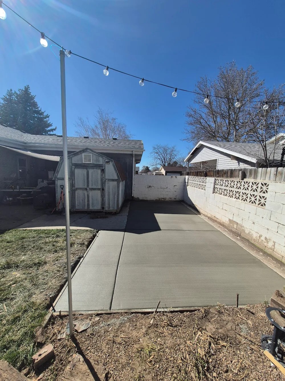 Finished concrete work in Ogden