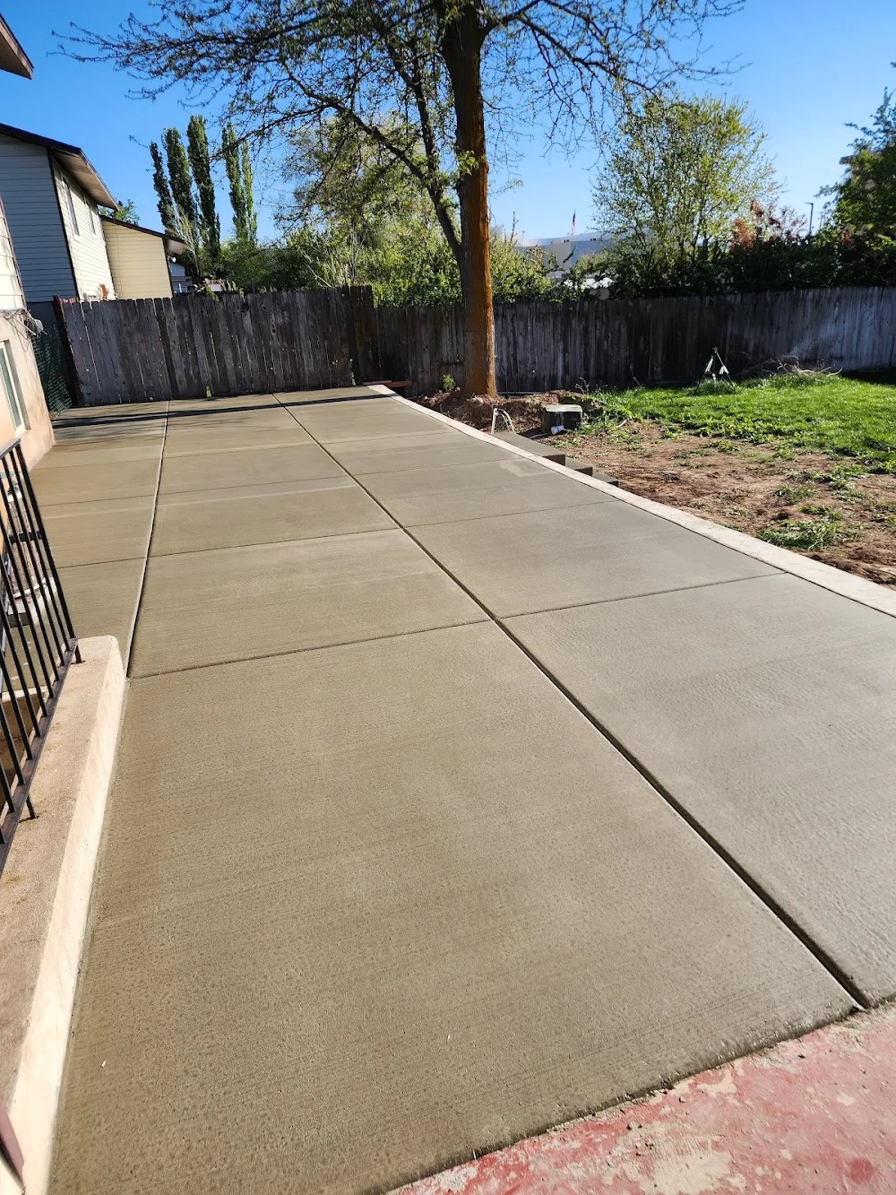 Concrete patio project in Ogden