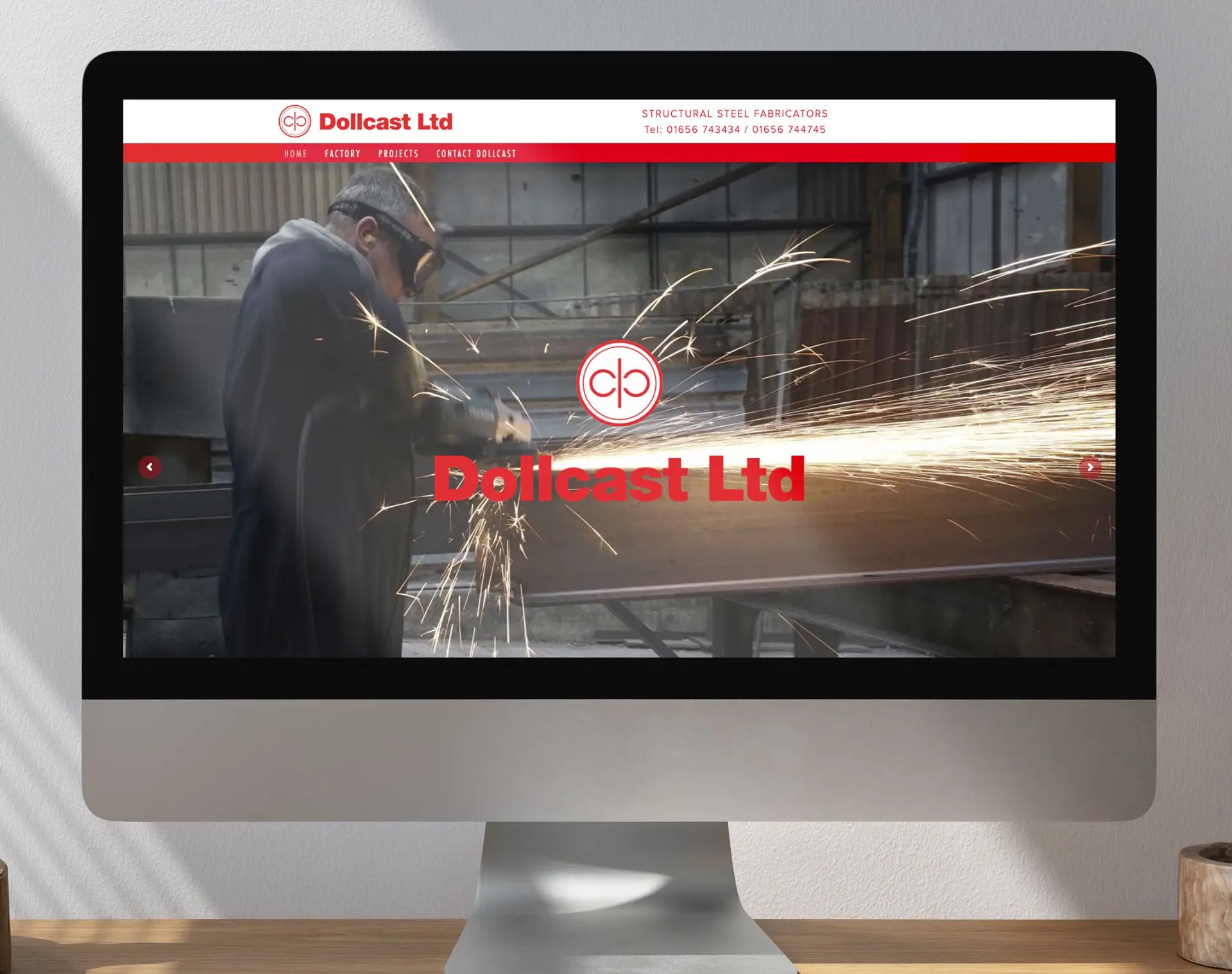 South Wales engineering company website design