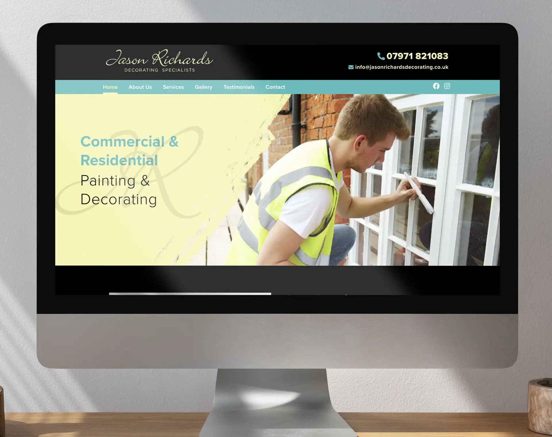 South Wales painter & decorator website design