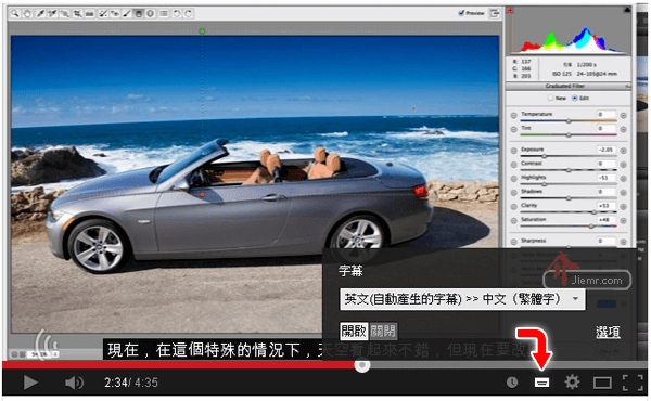Youtub字幕選擇工具