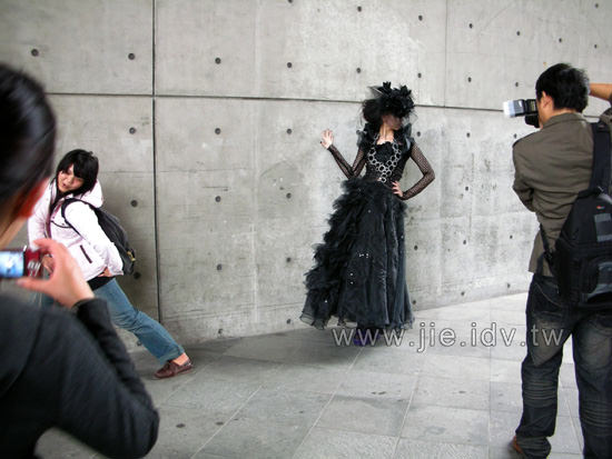 實踐服裝設計系畢業複審走秀之拍攝花絮