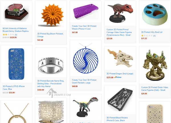 亞馬遜3D列印公仔