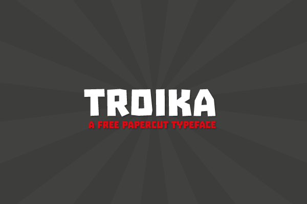 免費字體 TROIKA