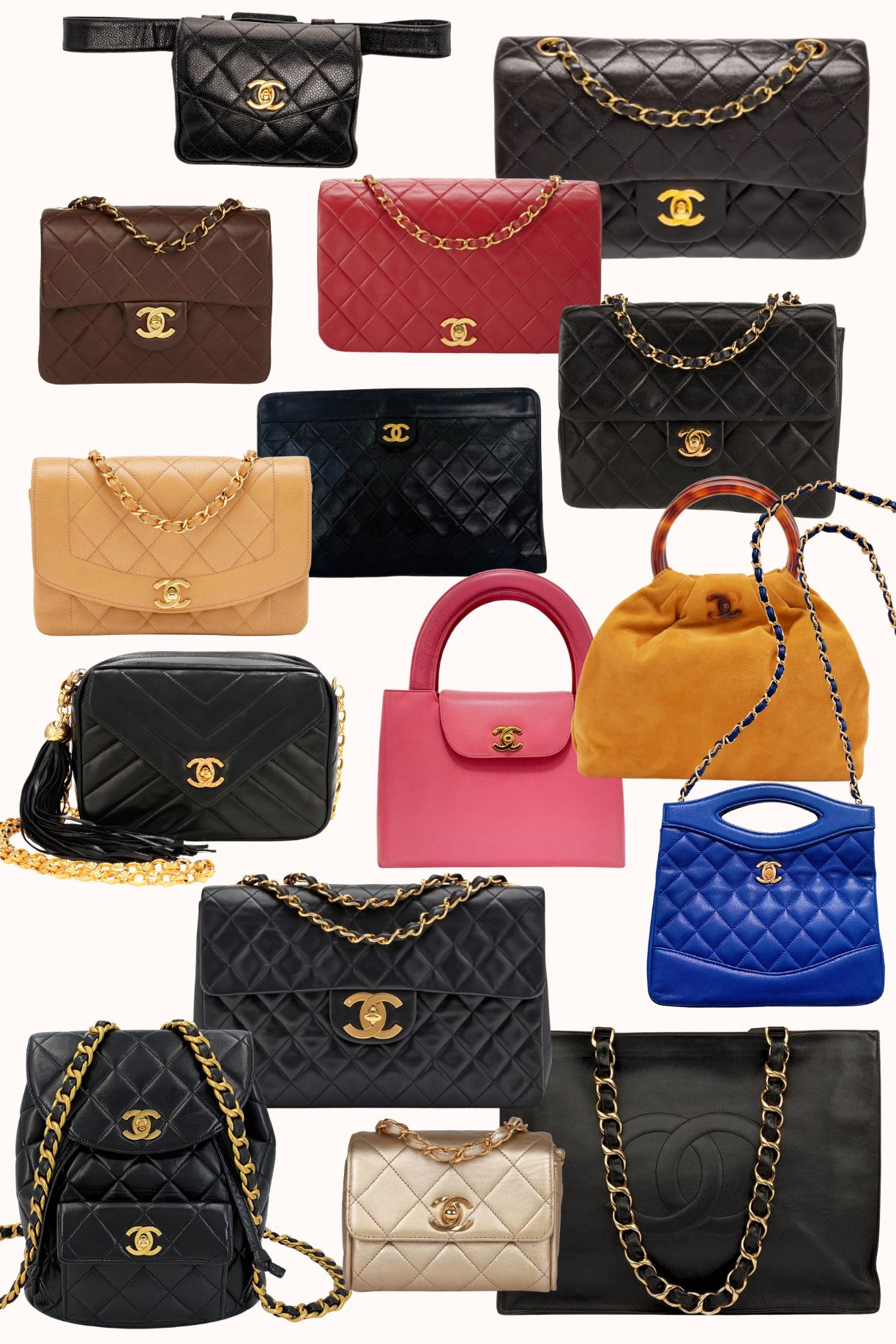 A Chanel Bag Study Over The Decades - Jillian Bremer
