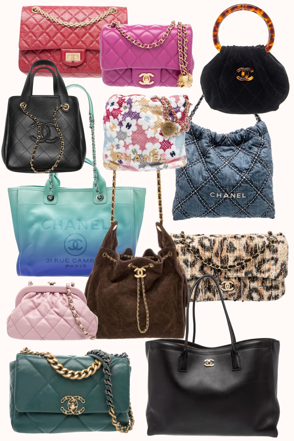 A Chanel Bag Study Over The Decades - Jillian Bremer