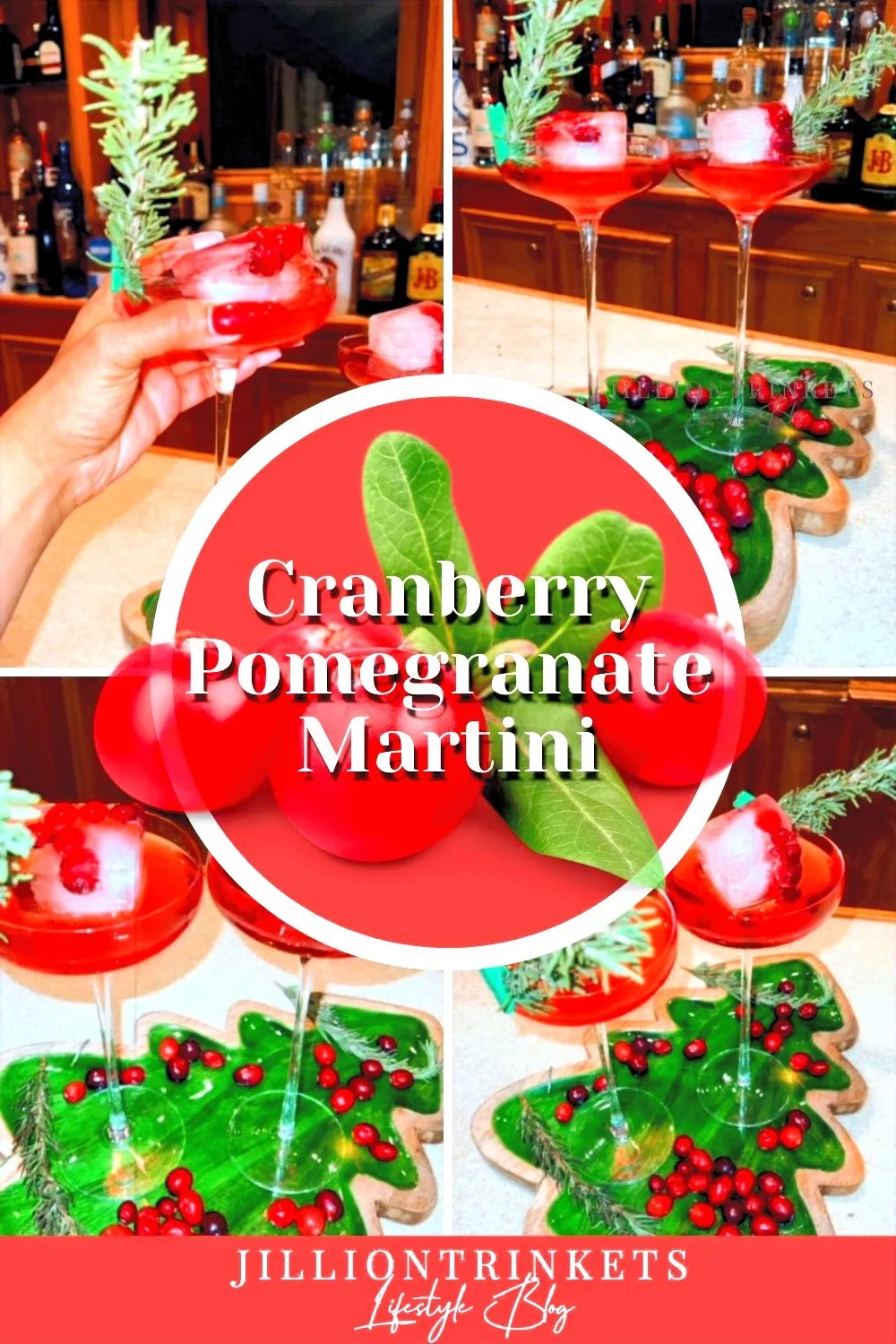 Cranberry Pomegranate Martini