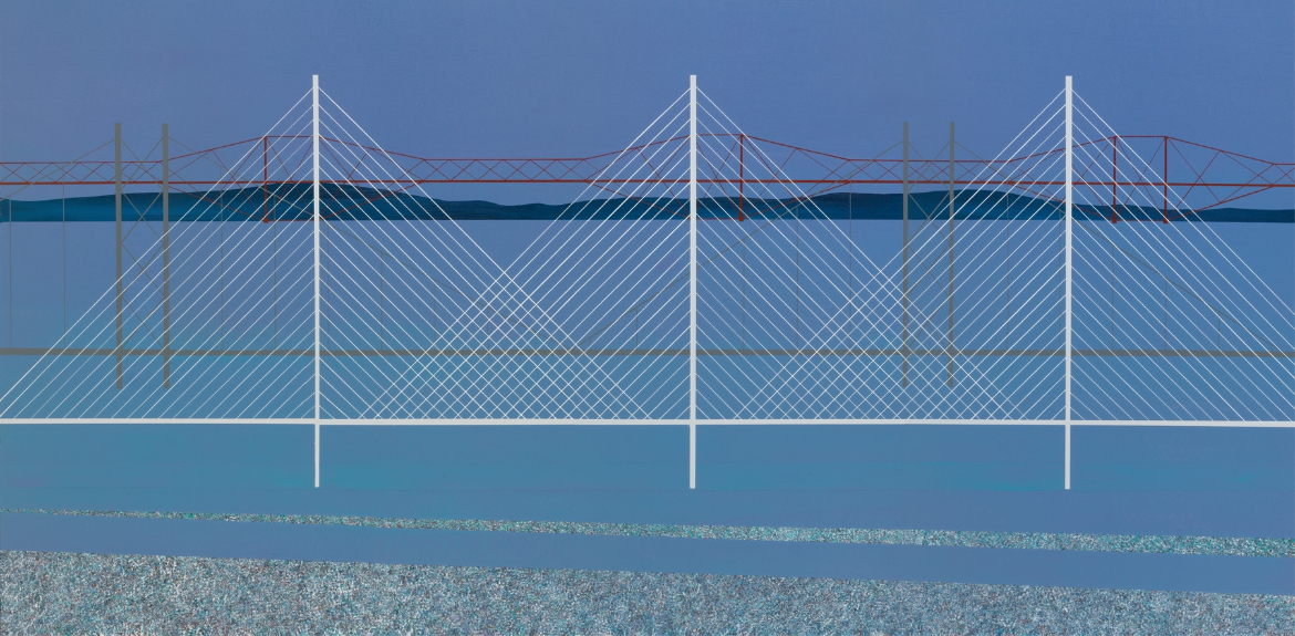 Old, new, bridges in blue