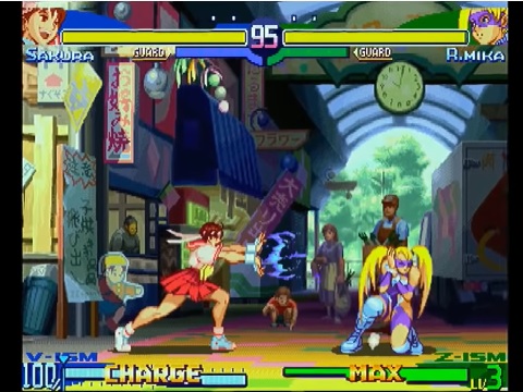 ストリートファイターzero3 アーケードゲーム カプコン いっぱいゲームを楽しもう