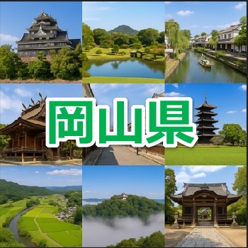 『岡山県』の旅行前に現地をチェックしよう！！