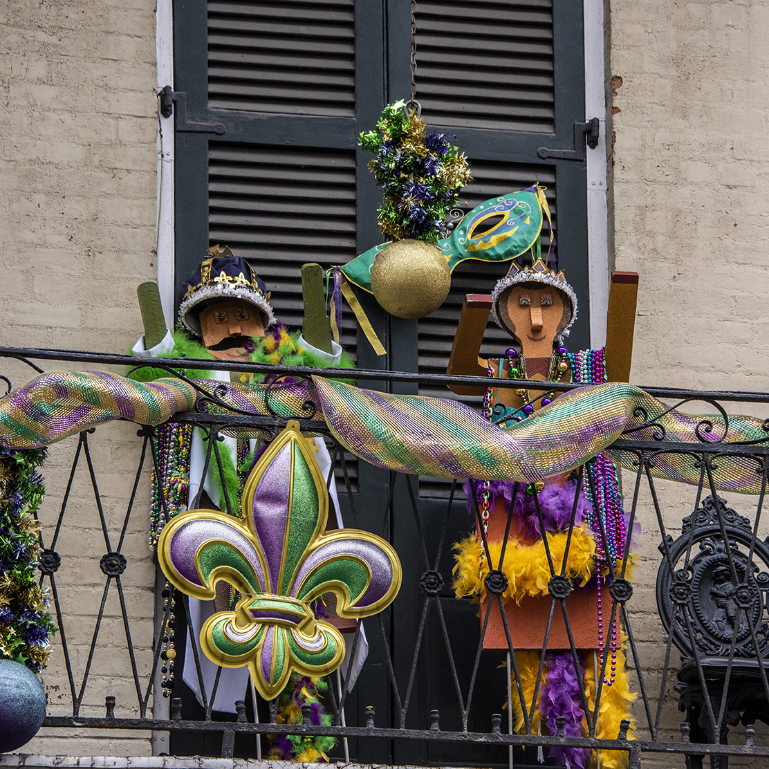 So were lots of strange things on balconies.