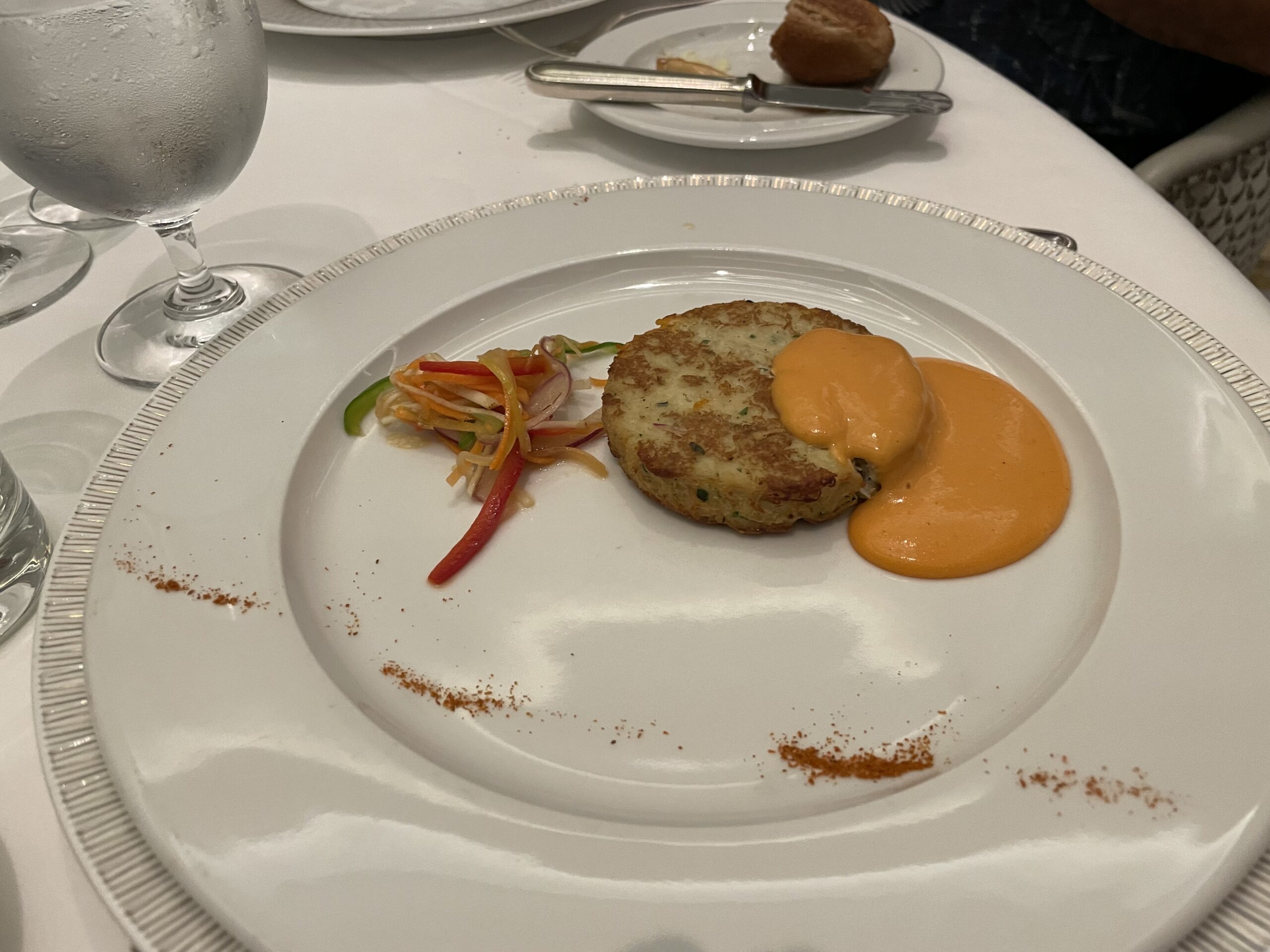 Crab cakes. Just OK.