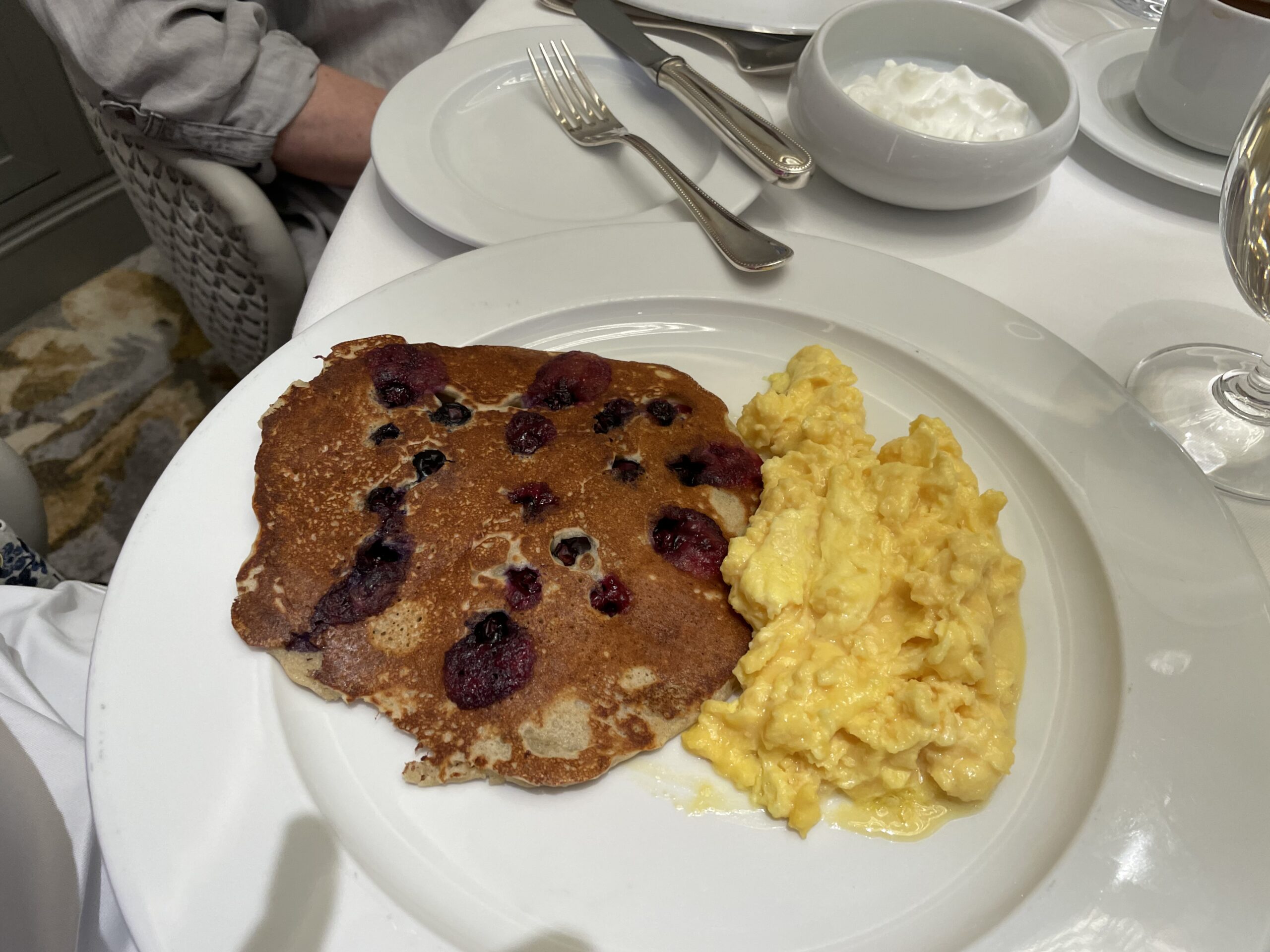 Kathleen's berry buckwheat pancakes