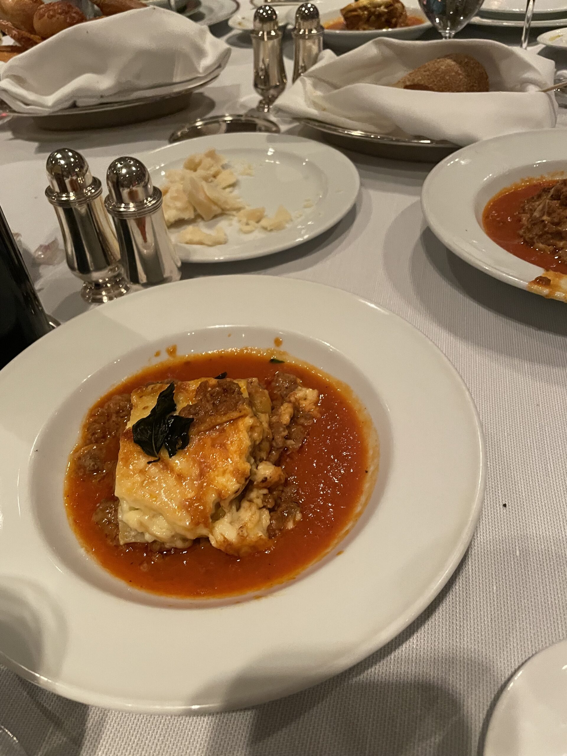 The shared lasagne