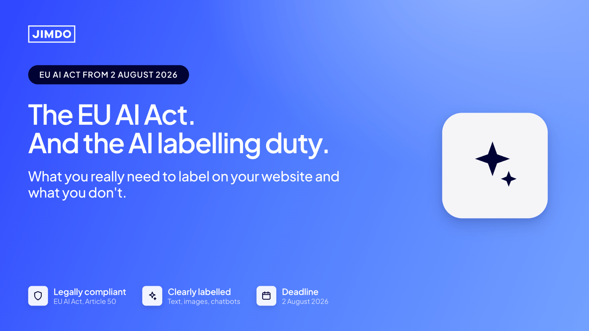 AI Labelling Obligation for Your Website: What the EU AI Act Requires