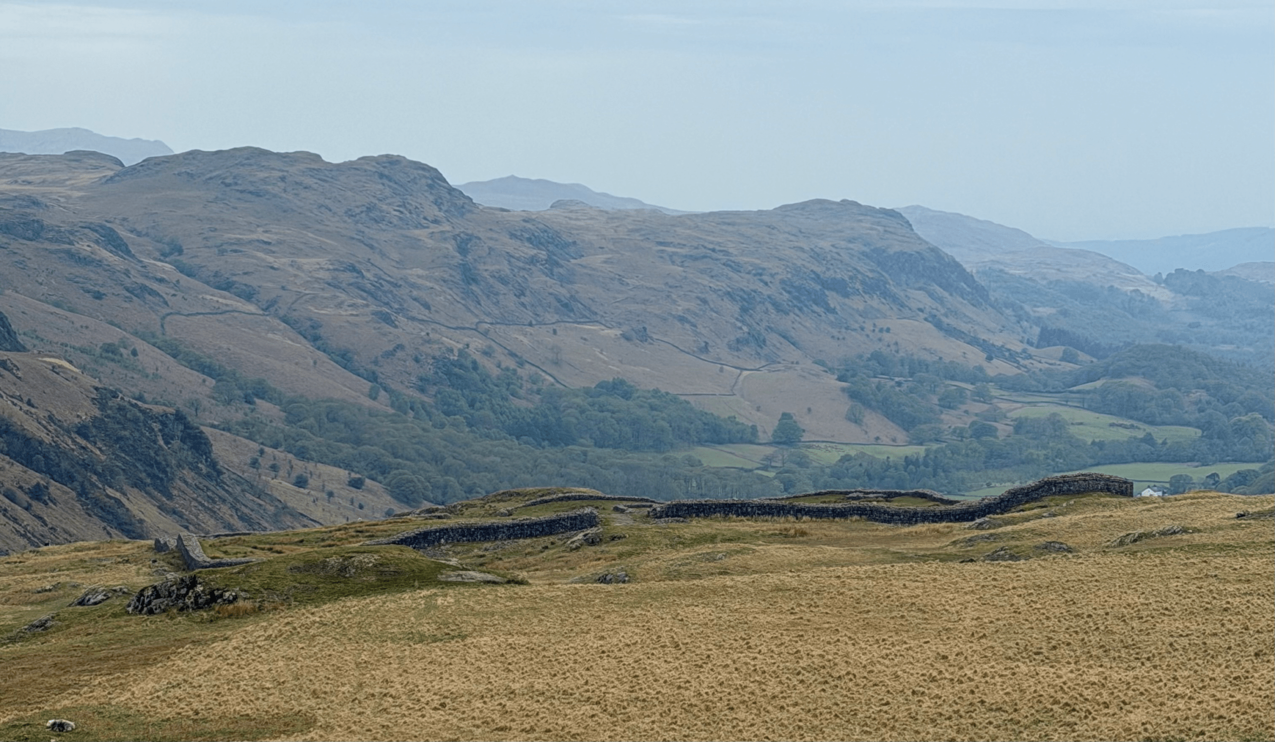 Hardknott Roman Fort from the Parade Ground