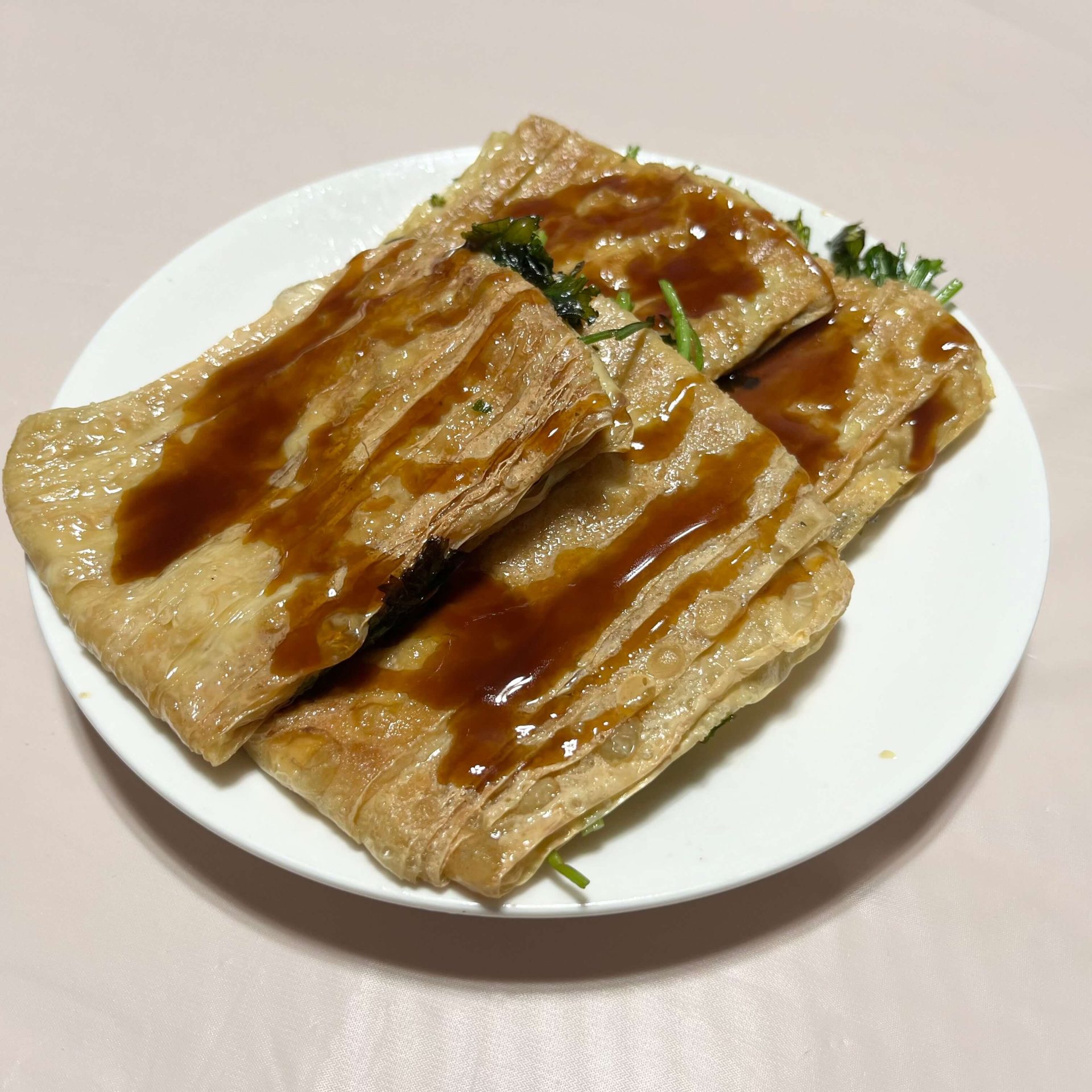 香煎豆包
