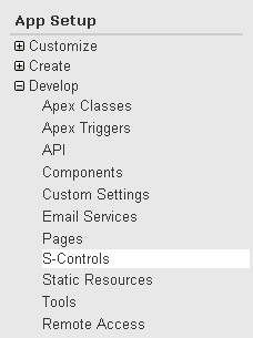 S-Control in Salesforce.com