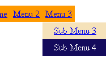 Pure CSS based menu