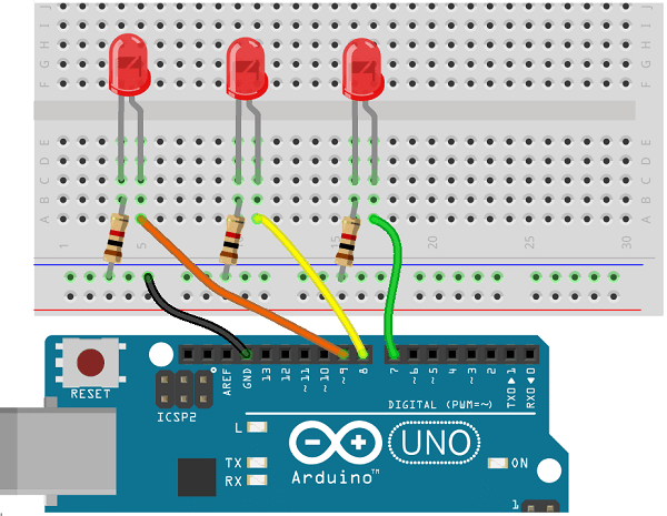 Arduino Binary Counter - JITIMU STEM