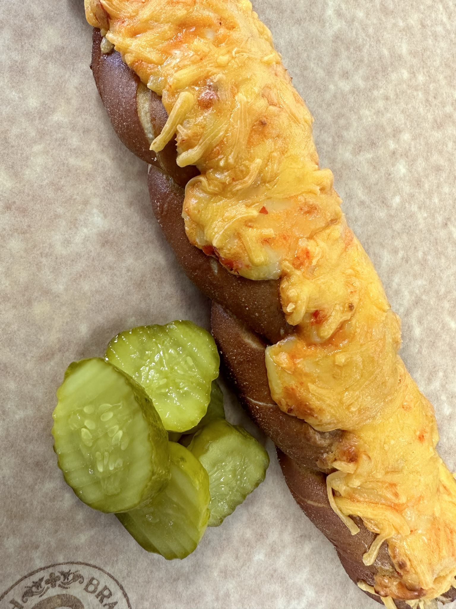 Cheesy Smoked Pimento Soft Pretzel J&J Snack Foods Corp.