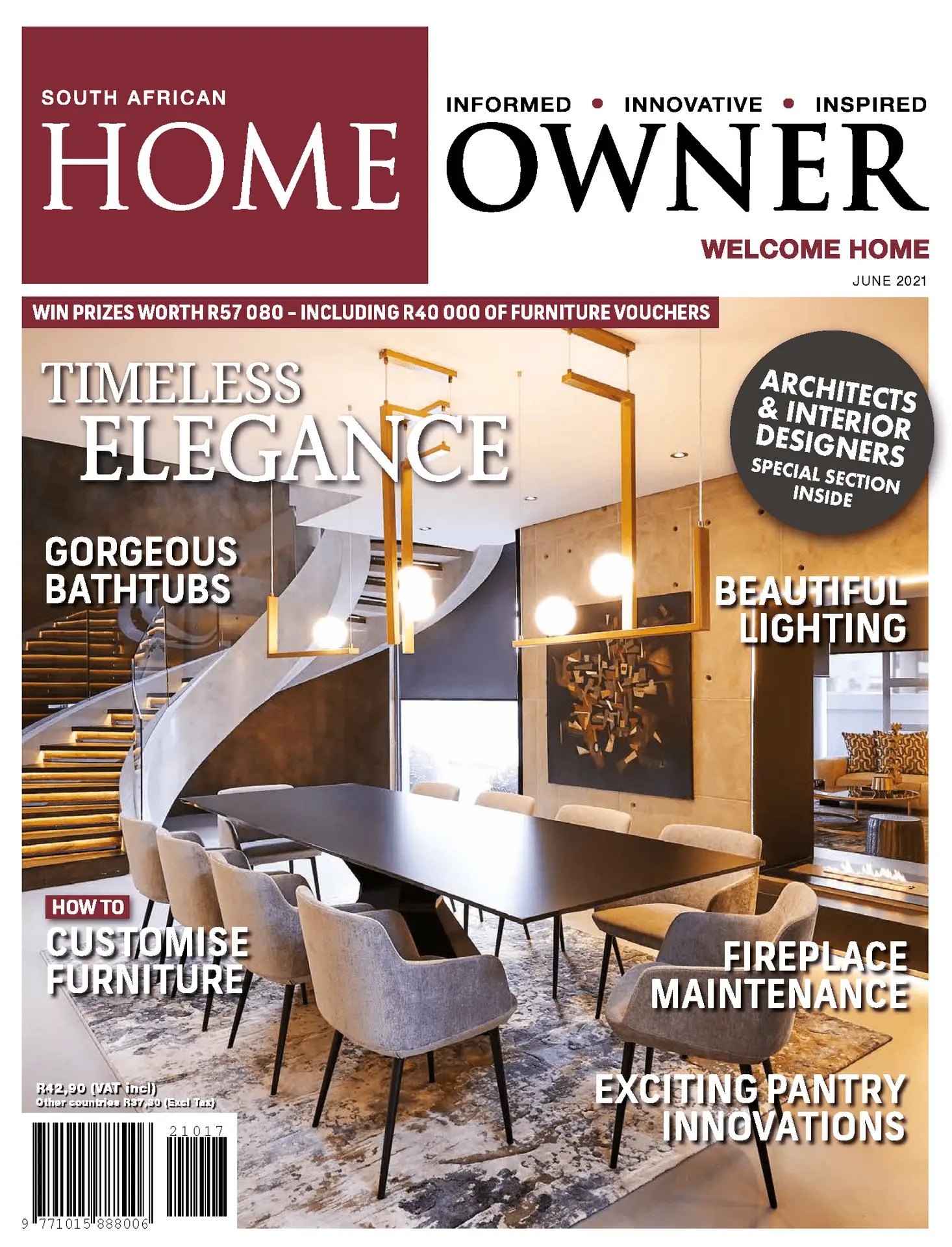 SA Home Owner magazine cover, June 2021