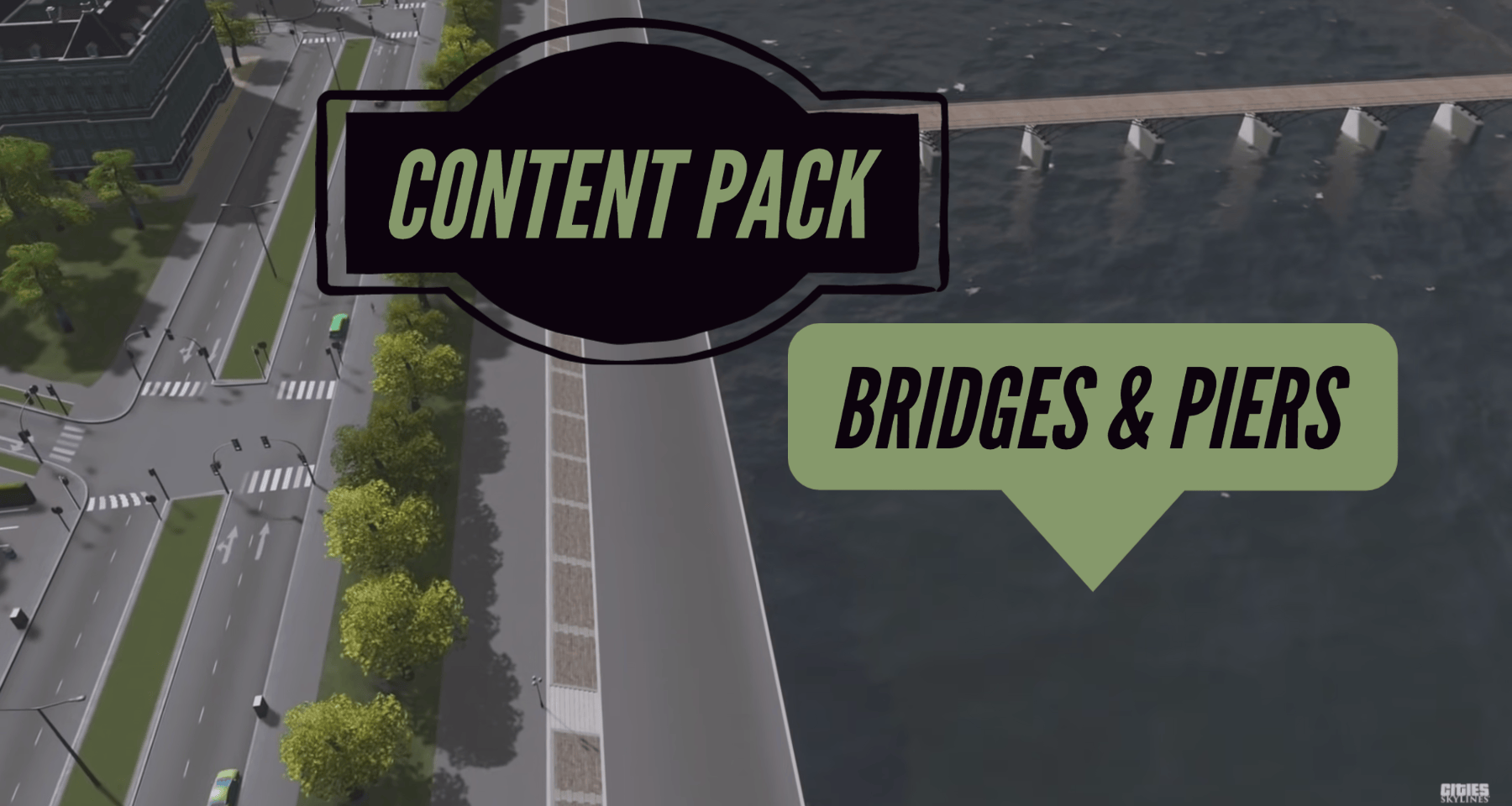 Cities Skylines Content Creator Pack: Bridges & Piers Trailer