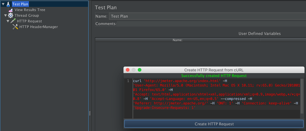 Apache Jmeter History Of Previous Changes