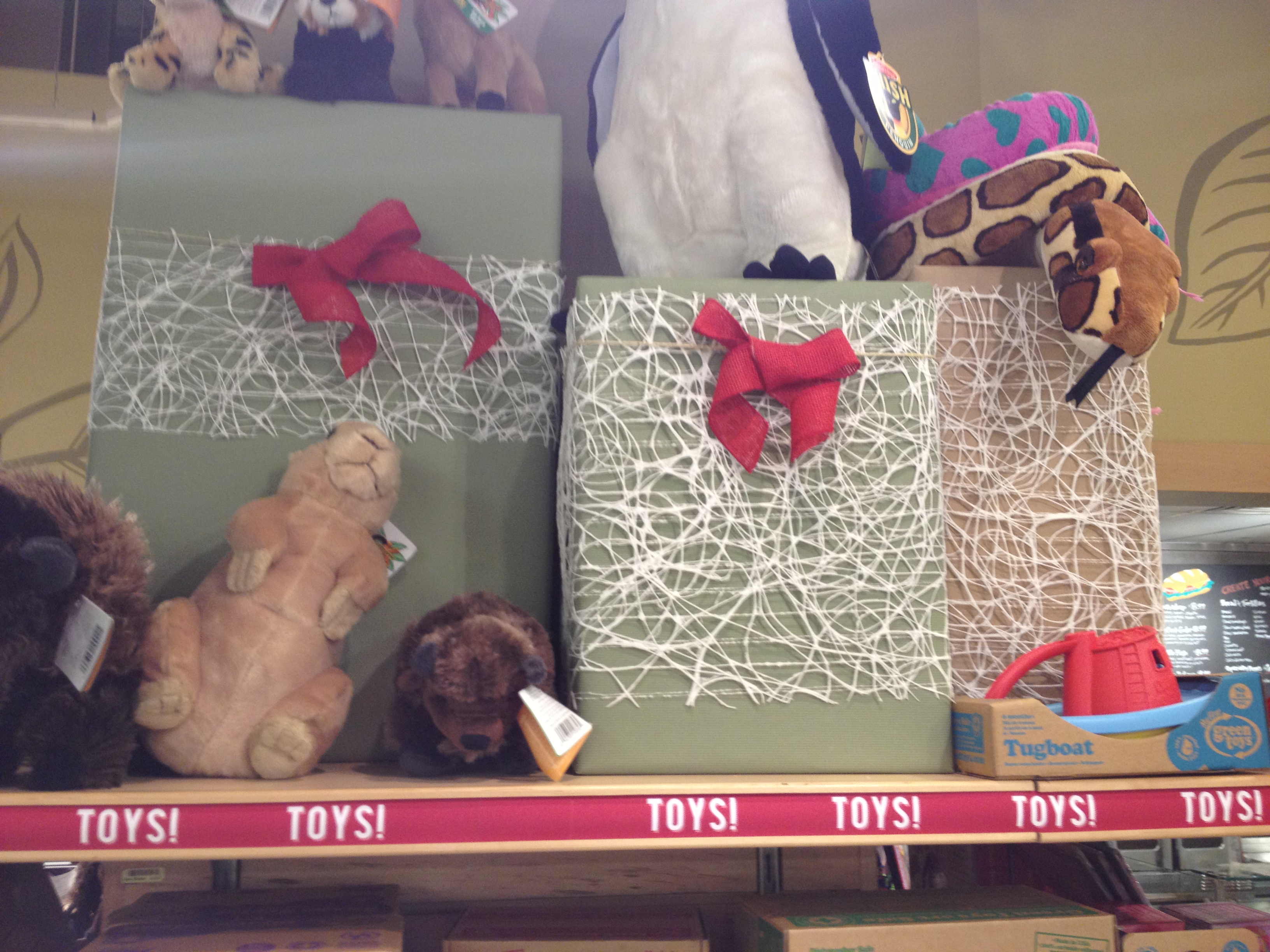 Don't be fooled, these aren't really presents. We just wanted a little more holiday excitement.