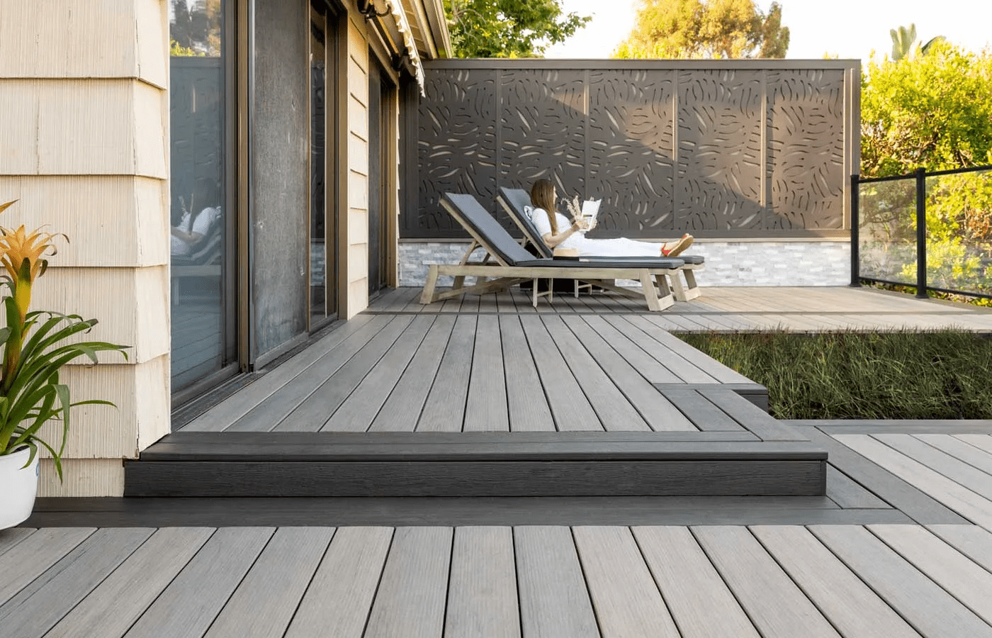 PVC deck installation Edmonton by JMK Constructions