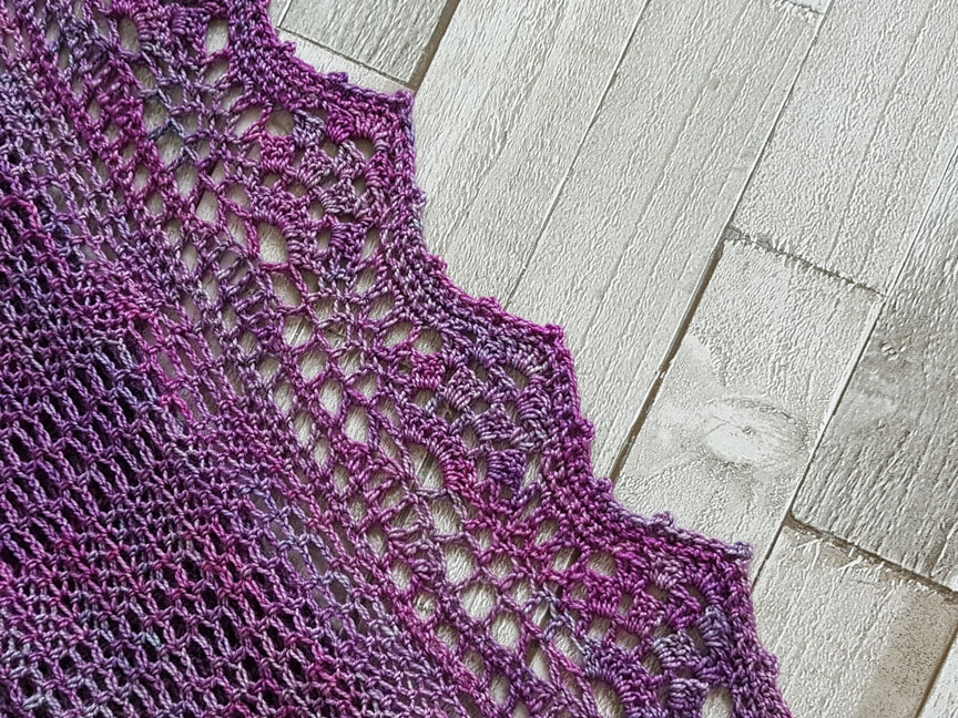 New Crochet Design the shawl with no name JoCreates