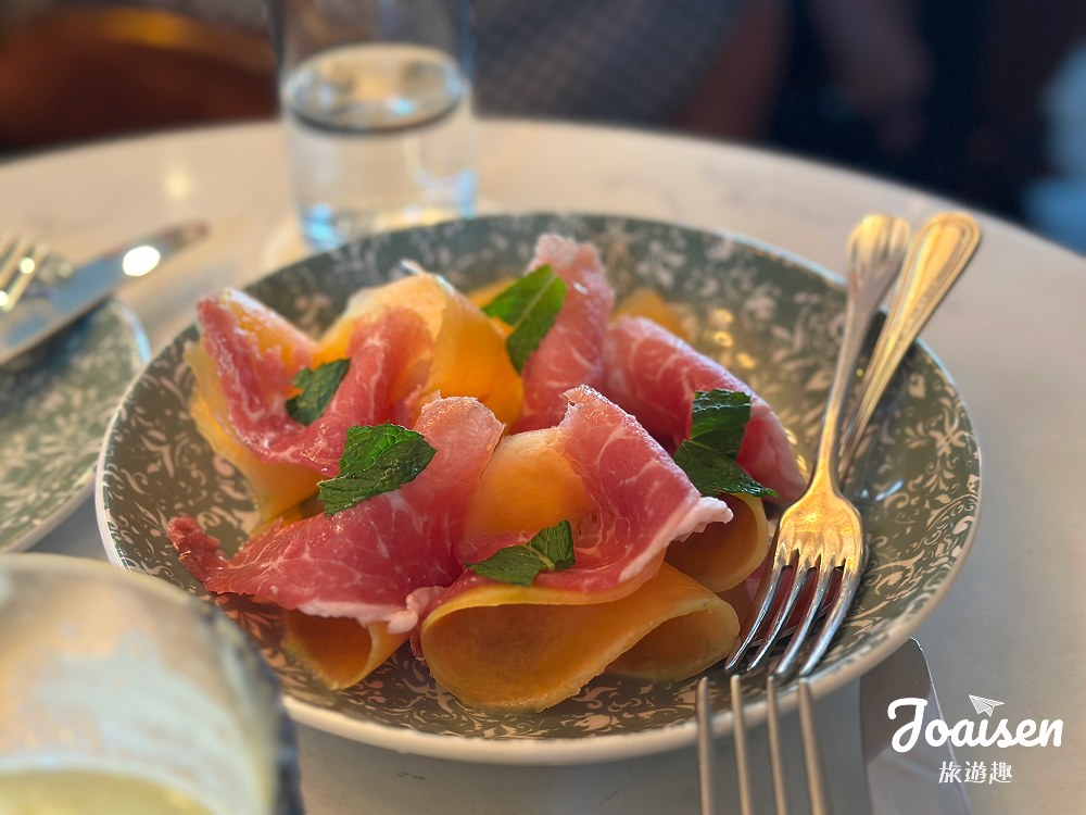 ▲ Prosciutto and melon