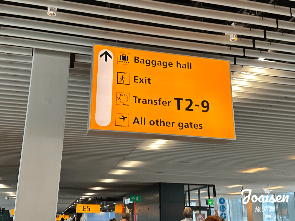 ▲ 跟著Baggage hall指示