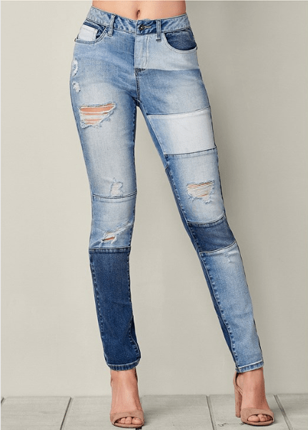 patchwork denim