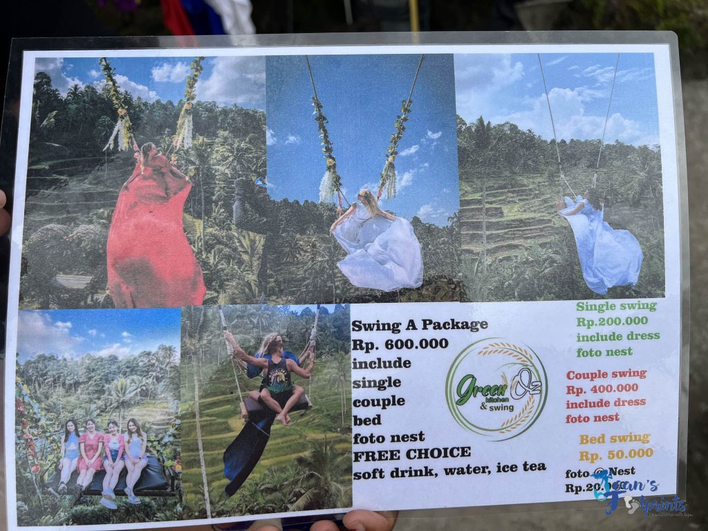 bali swing price