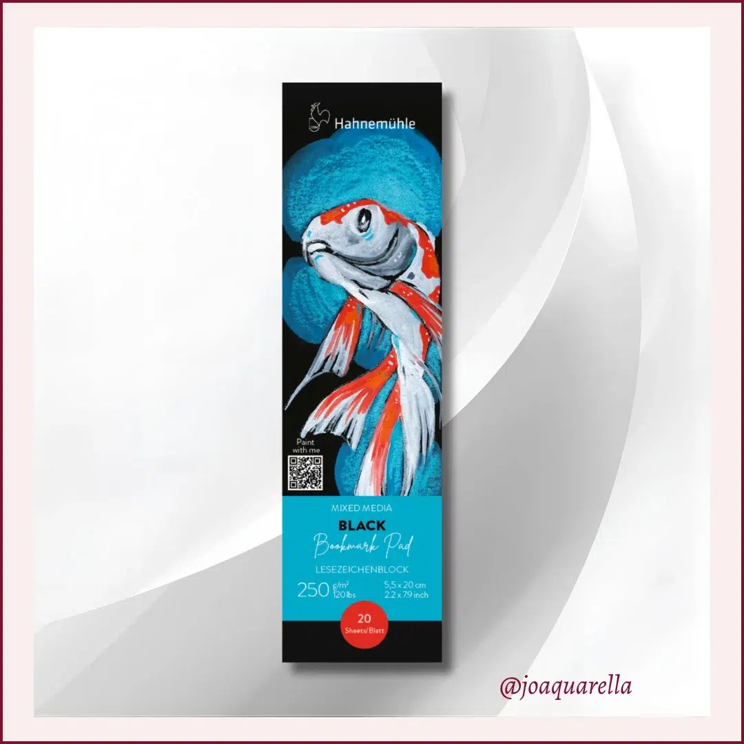 Bloc marque pages noir Hahnemühle