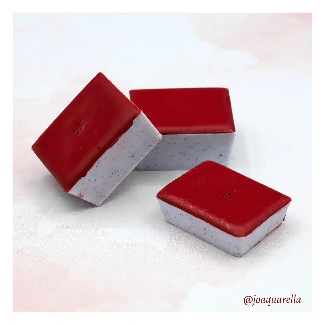 Aquarelle artisanale Joaquarella Coquelicot