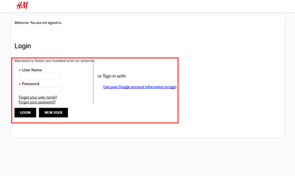 H&m job application & careers