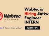 Wabtec Software Engineer Internship 2025 Apply Now Jobcode