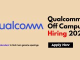 Associate Software Engineer Jobs 2025 Qualcomm Off Campus Hiring