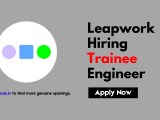 Trainee Engineer Job Oppturnity At Leapwork 2025 Jobcode