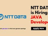 Java Developer Job Openings At Ntt Data 2025 Jobcode