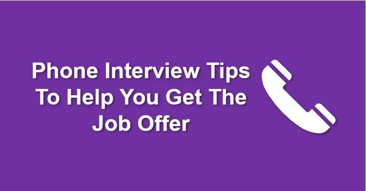Phone interview tips (Featured Image)