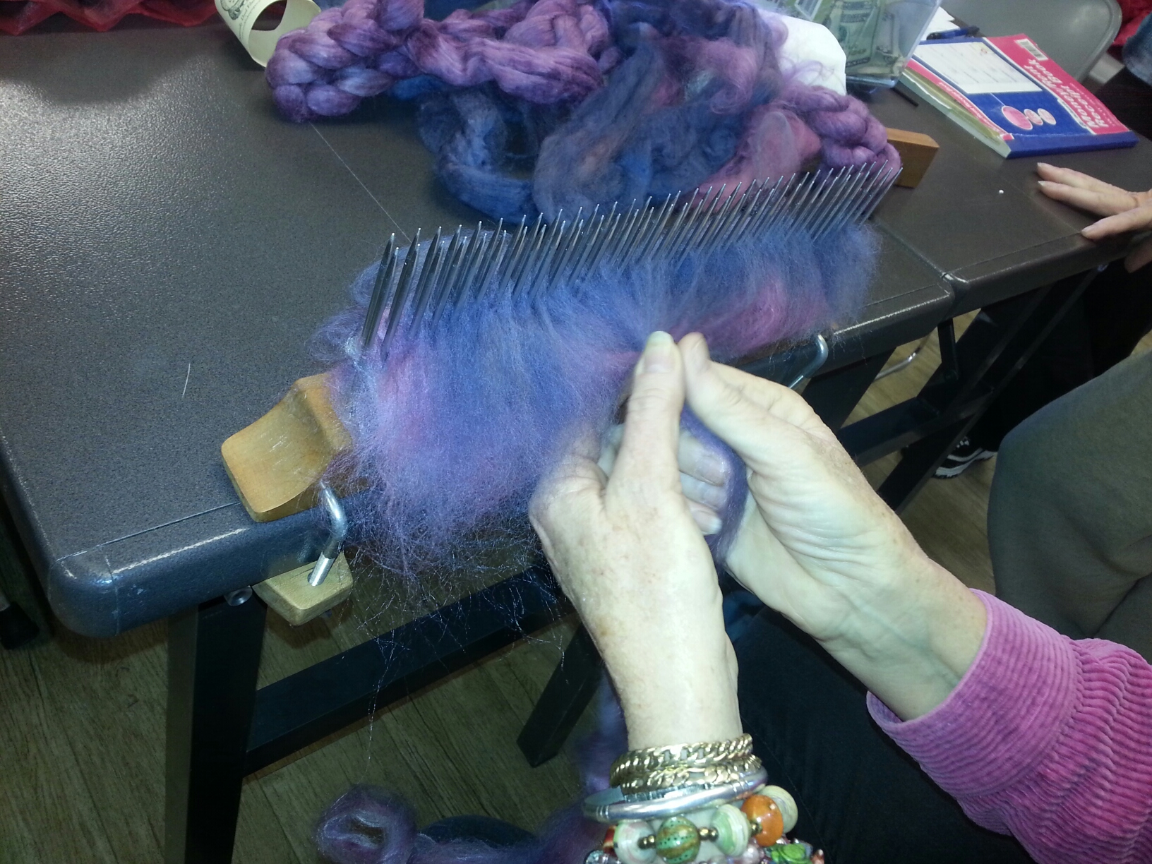 Removing Fiber from Hackle