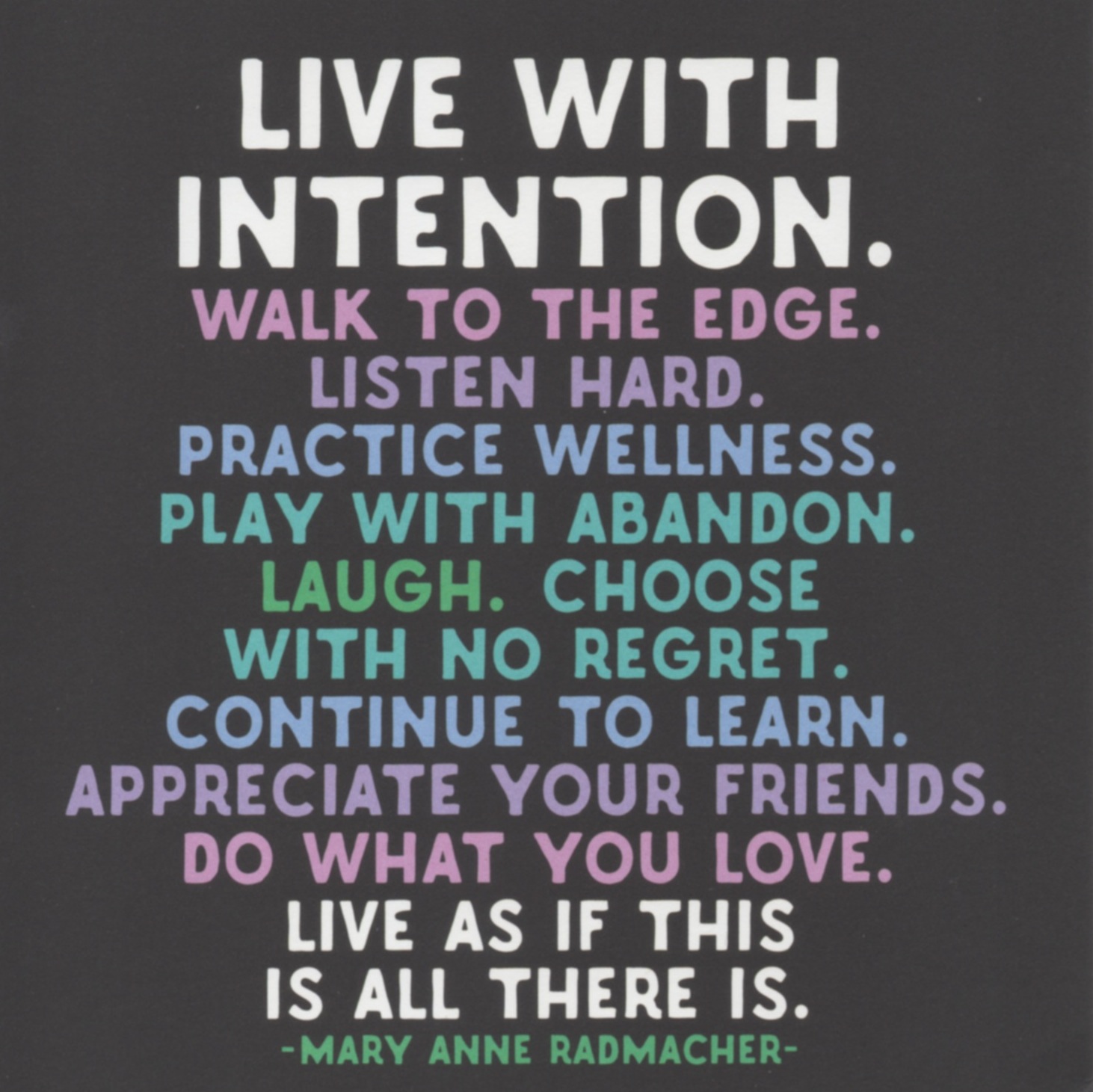 live with intention quote Monday Wattage Thoughts. Live With Intention. - Official Jody Watley Websiteofficial Jody Watley Website