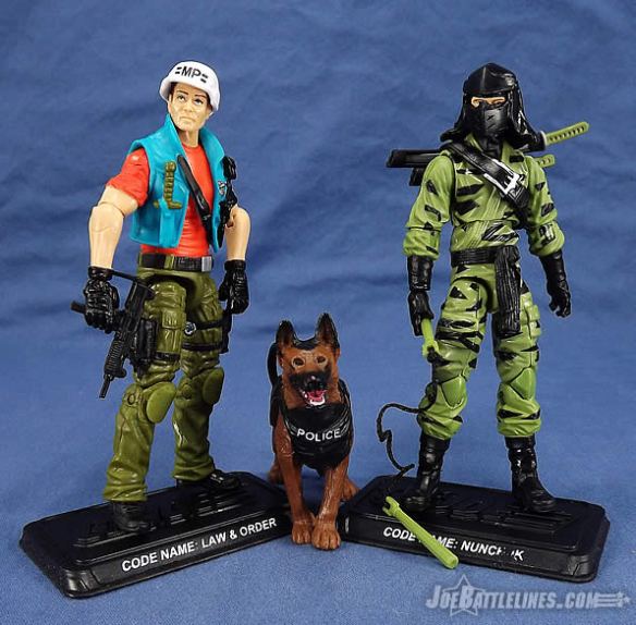G.I. Joe FSS 4 Law & Order and Nunchuk