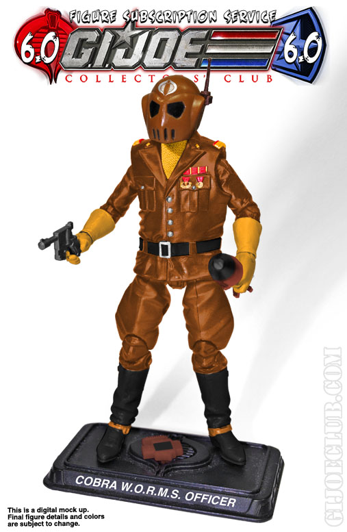 G.I. Joe FSS 6 WORMS Officer may make you squirm