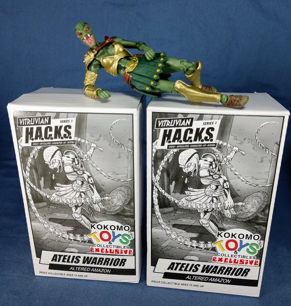 Kokomo Toys Virtruvian HACKS Atelis warrior